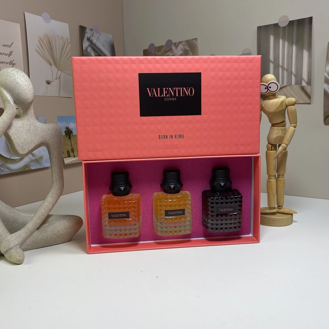 Valentino Perfume Chinese Sample 30ml Three Piece Set! Includes: 30ml * 3 With Nozzle
