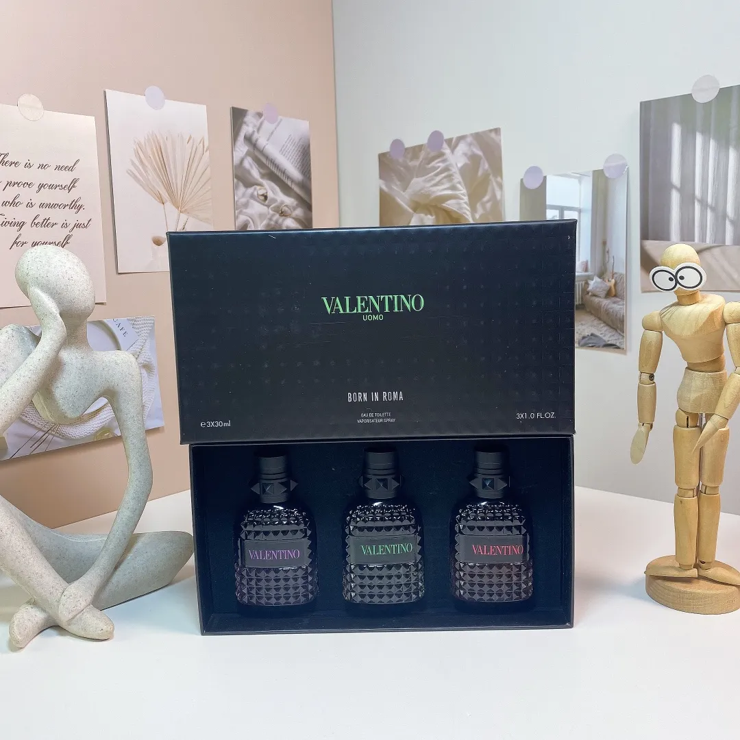 Valentino Black Box Sample Set Of Three, With Nozzle