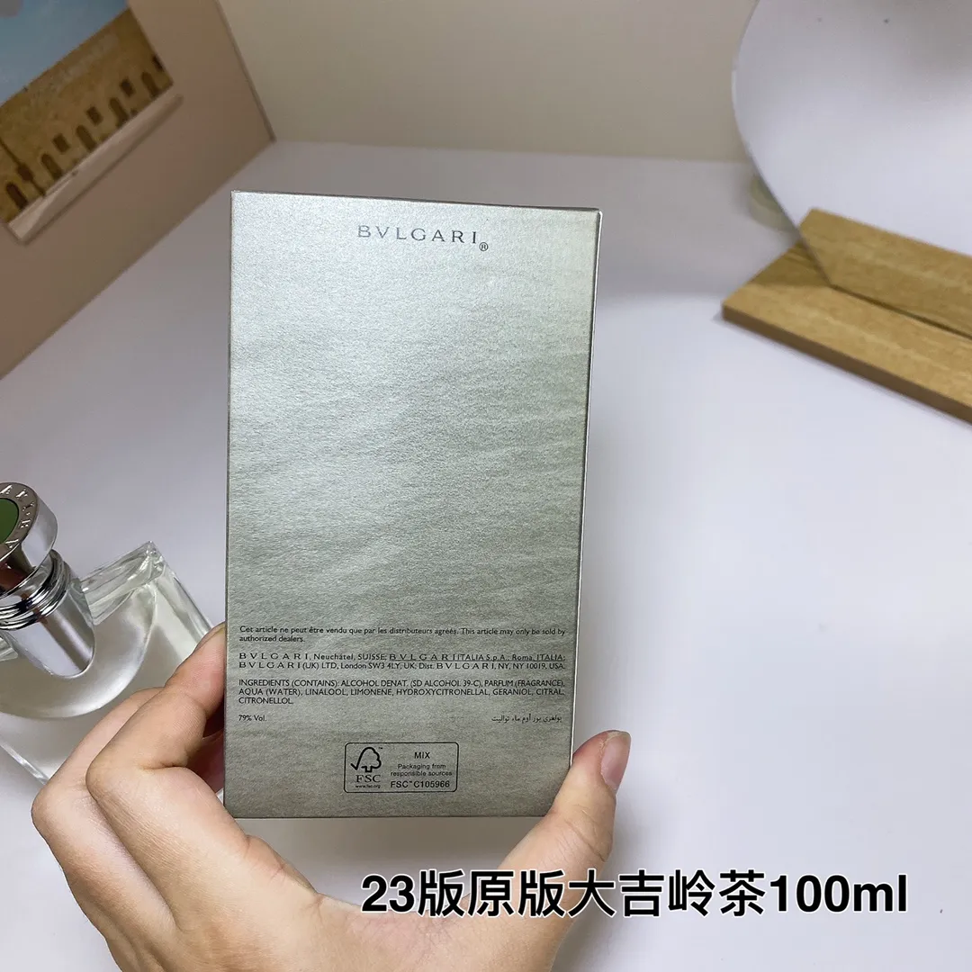 Bulgari Darjeeling Tea Original Eau De Toilette 24 100m1