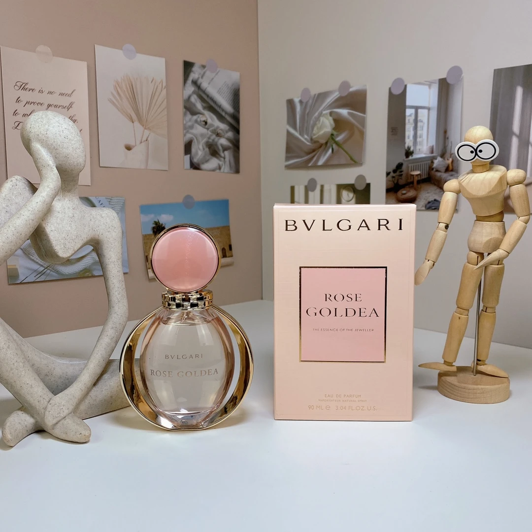 Bulgari Rose Gold Rose Goldea Gold Goddess Perfume 90ml