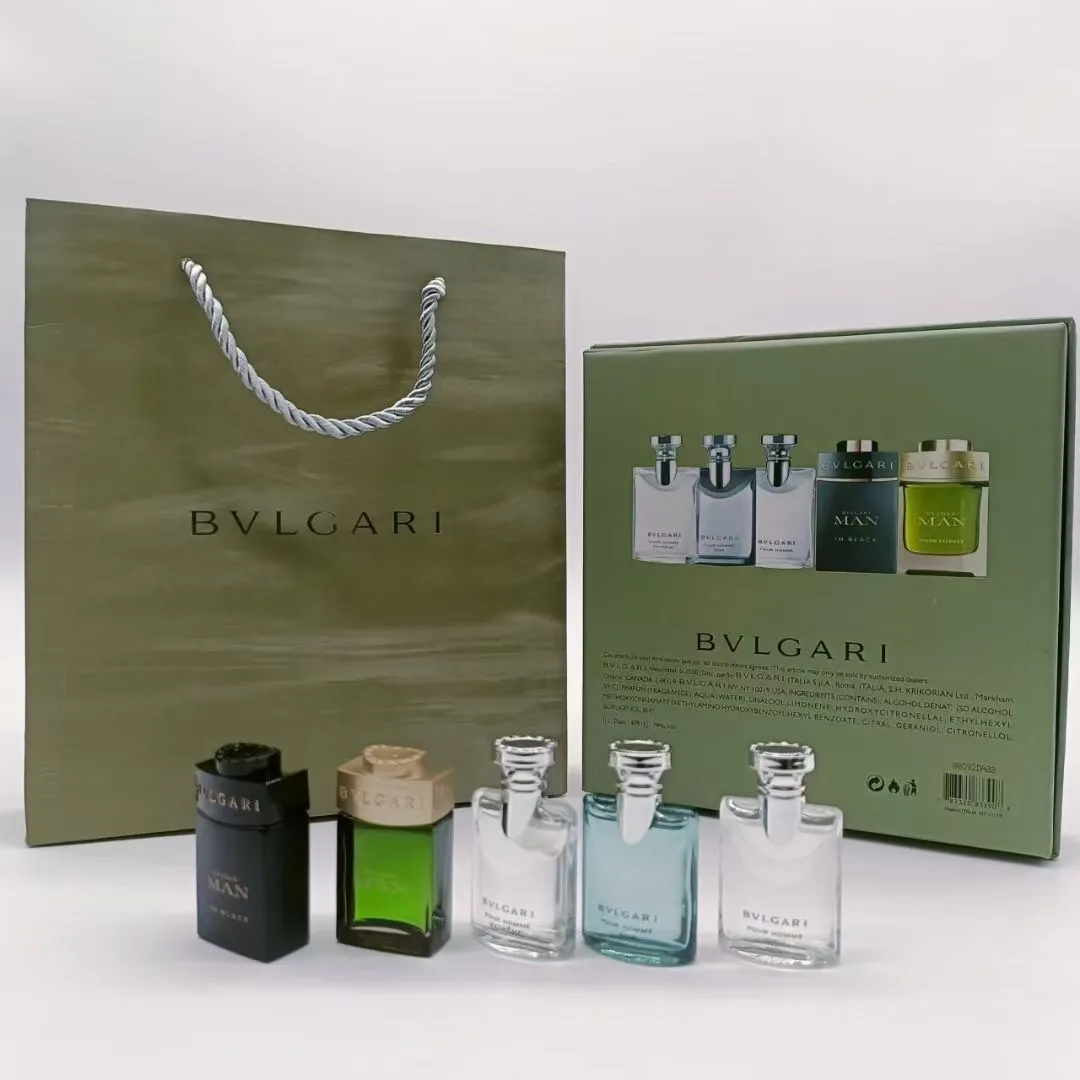 Bulgari Darjeeling Tea perfume Sample Five Piece Set! Includes: 5mlx5