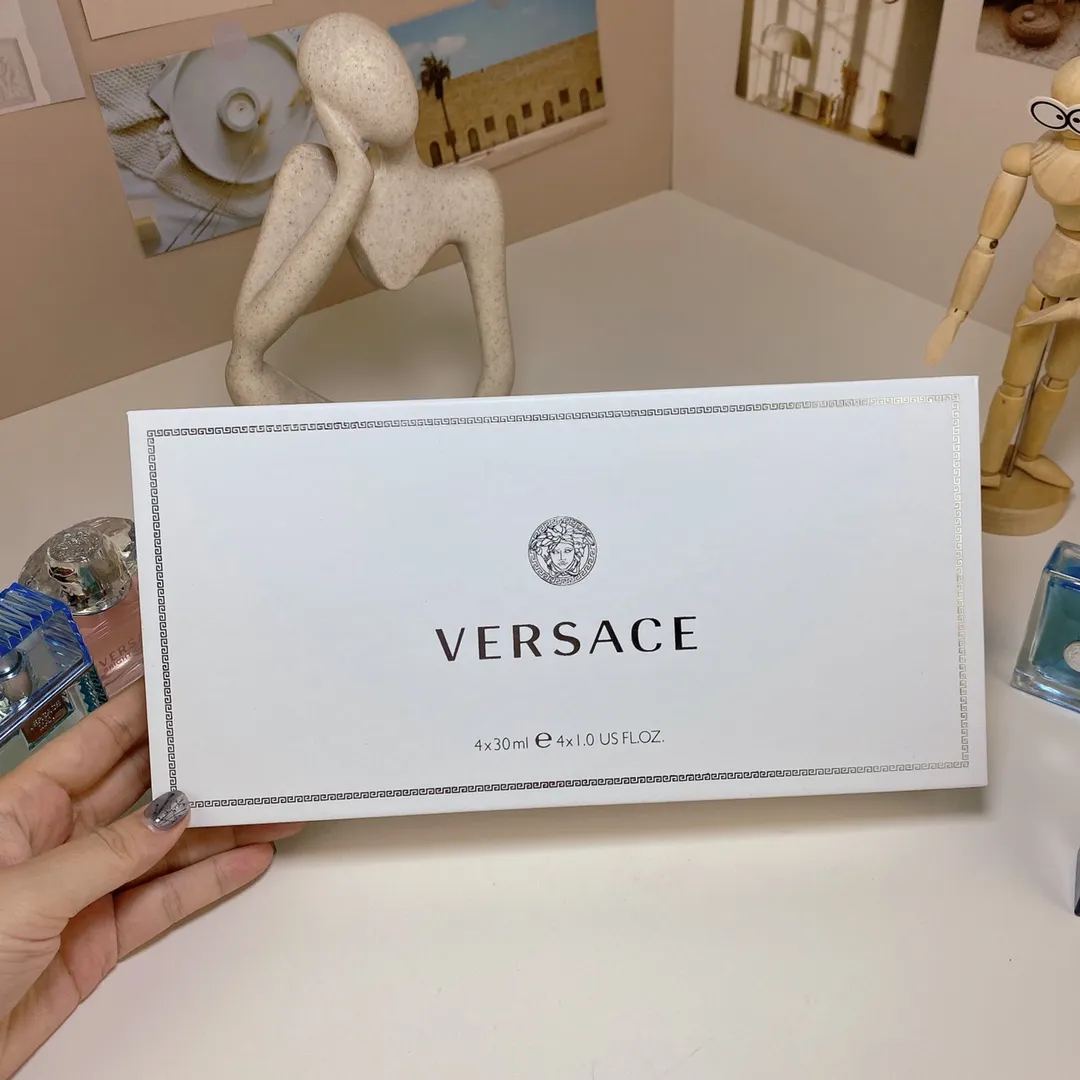 Versace Perfume Chinese Sample 30mi Four Piece Set! 30mlx4 With Nozzle