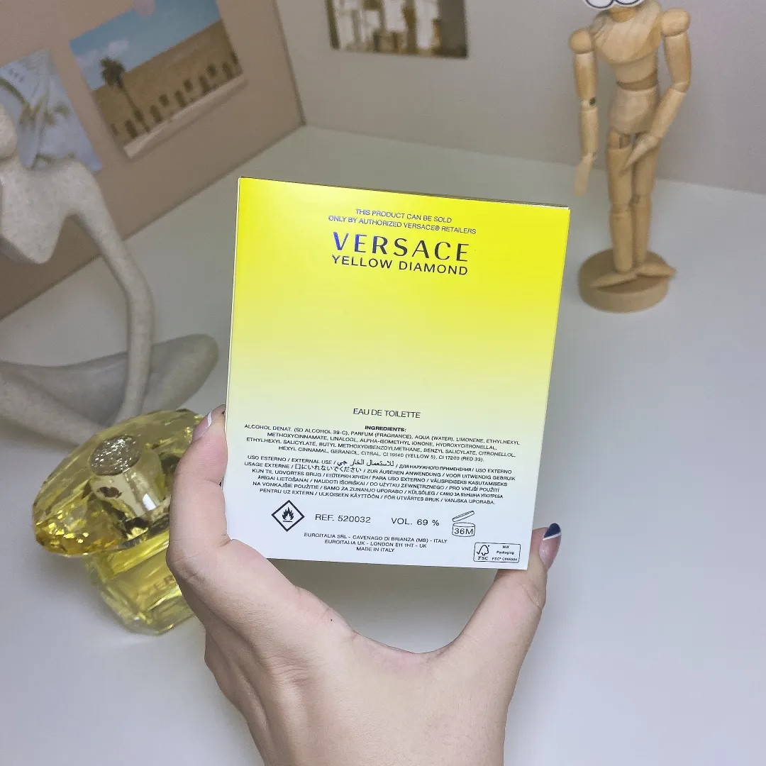 Versace New Packaging Phantom Gold Diamond (Yellow Crystal) 90ml Versace Yellow Diamond