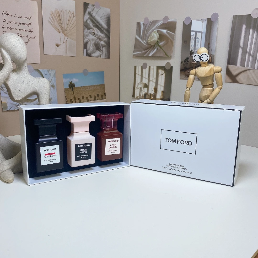 Tom Ford White Box Sample Set Of 3 Pieces, 30mi * 3, With Nozzle