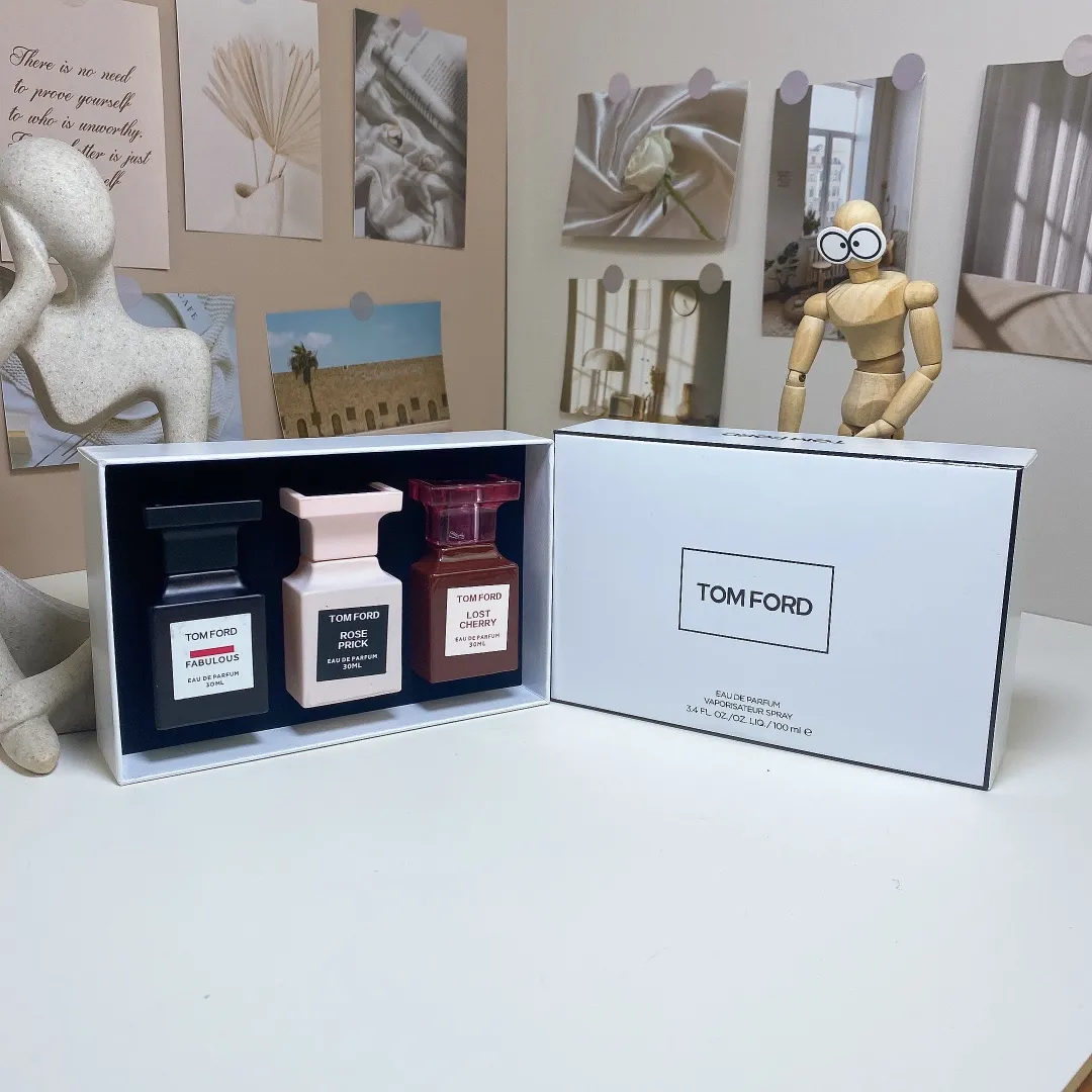 Tom Ford White Box Sample Set Of 3 Pieces, 30mi * 3, With Nozzle