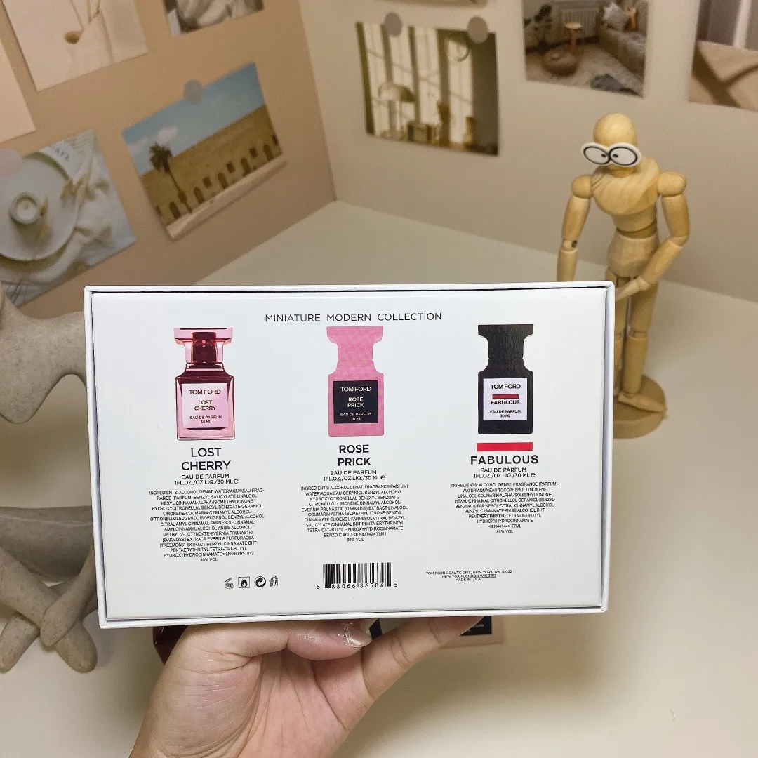 Tom Ford White Box Sample Set Of 3 Pieces, 30mi * 3, With Nozzle