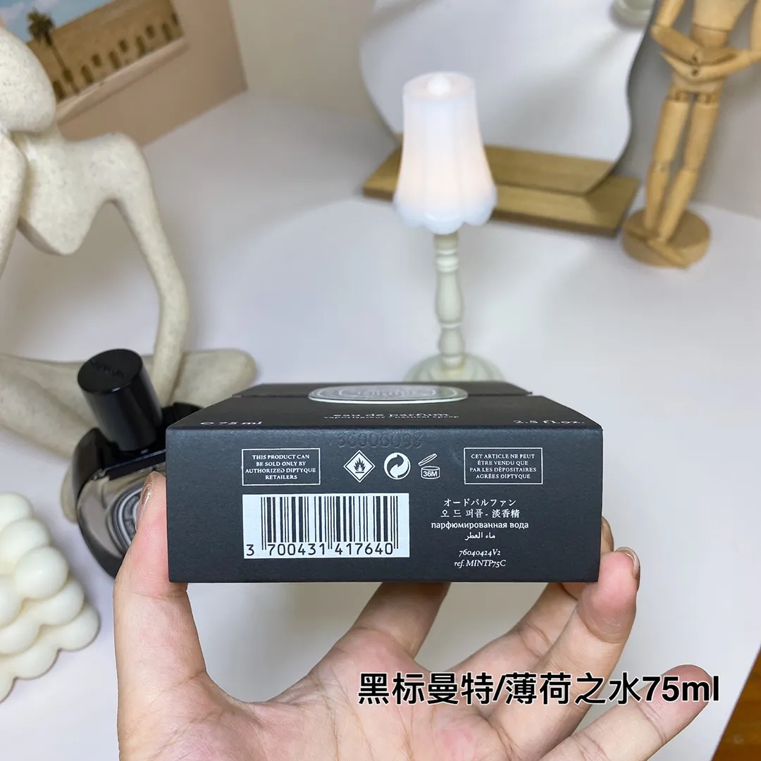 Black Label Mante (Mint Water) 75ml Diptyque Eau De Minthe Black Label Mante (Mint Water) 75ml Diptyque Eau De Minthe