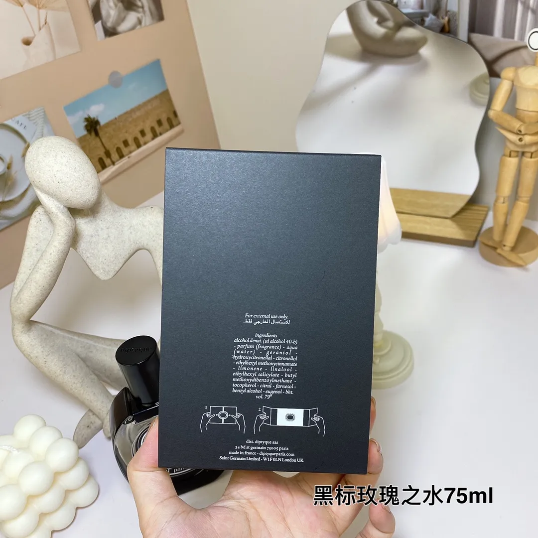 Diptyque Black Label Rose Water Light Essence 75ml