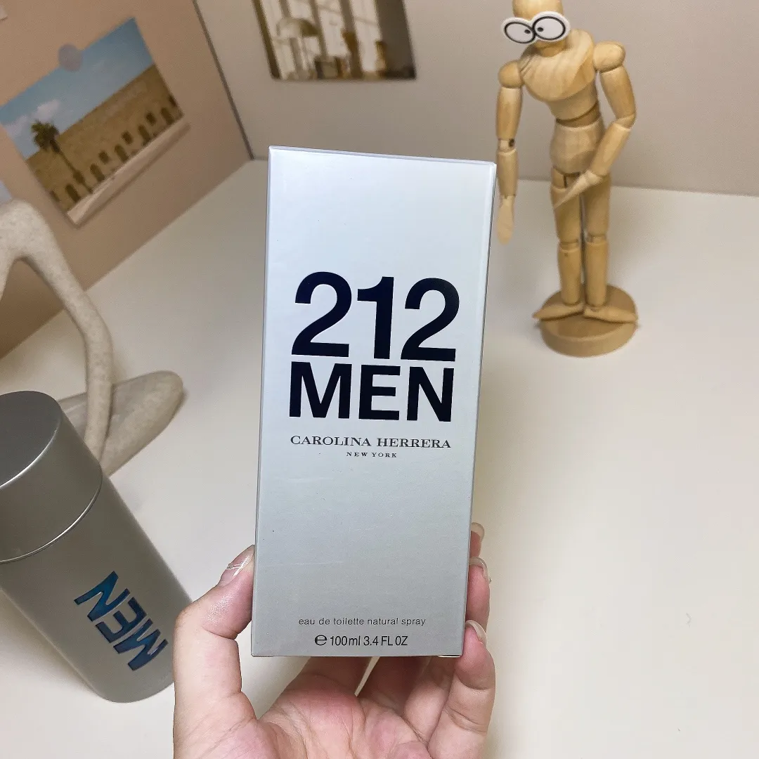 Carolina Herrera 212 Silver Bottle Men's 100ml Carolina Herrera
