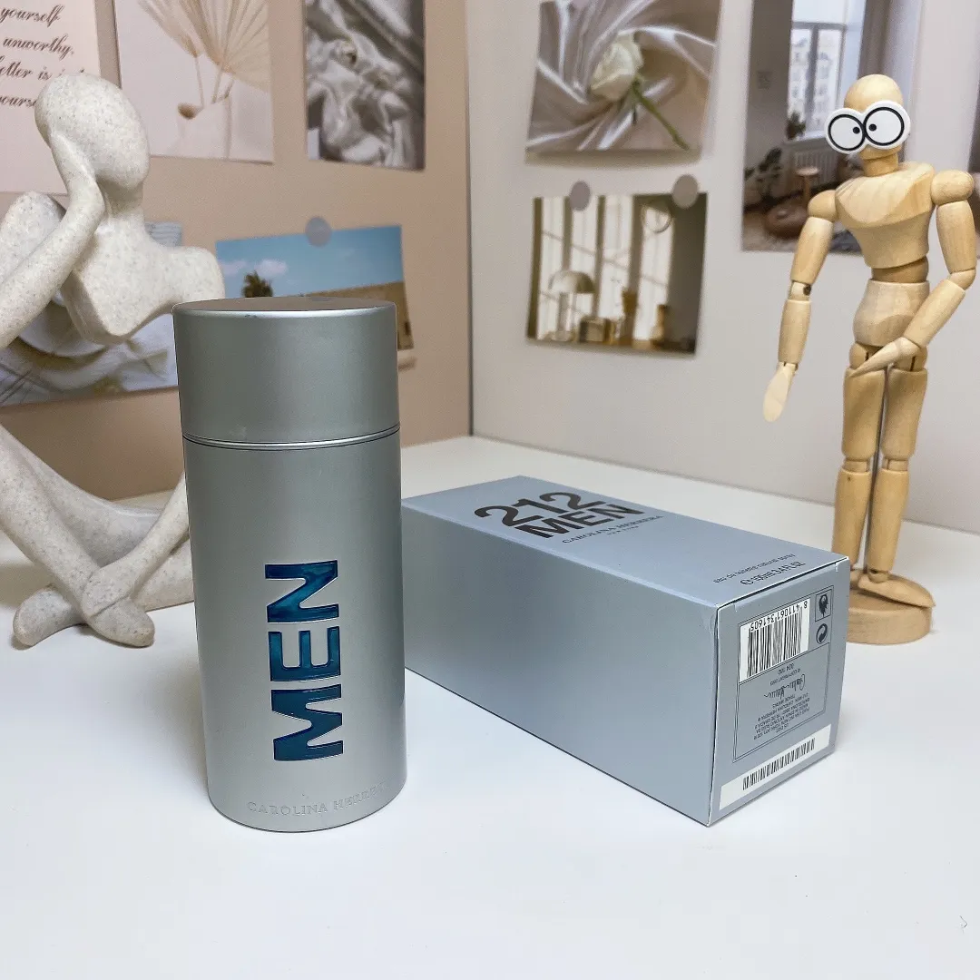 Carolina Herrera 212 Silver Bottle Men's 100ml Carolina Herrera
