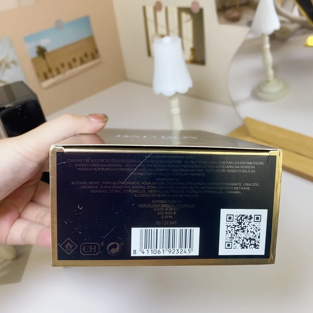 Carolina Herrera Black Bad Boys CH Bad B0y Men's perfume 100ml