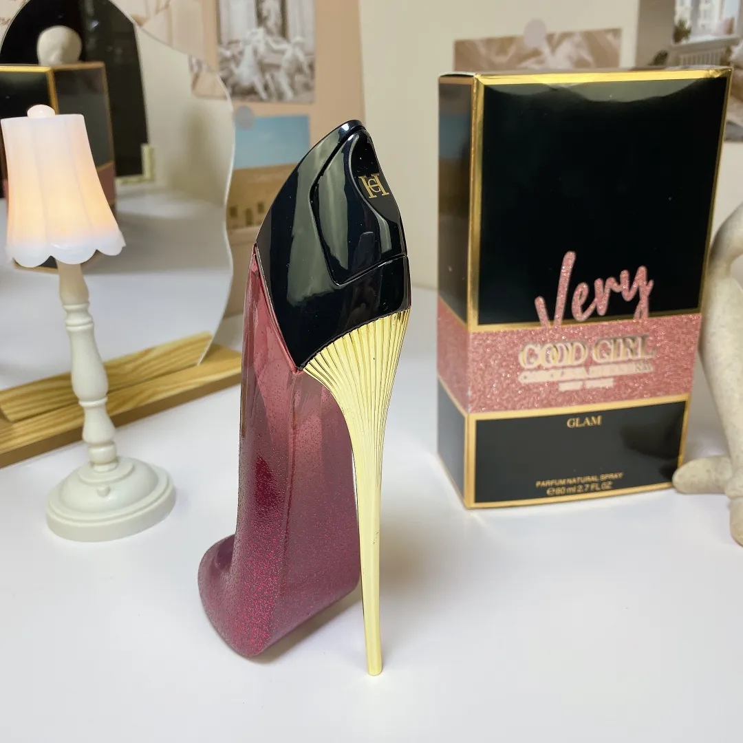 Carolina Very Good Girl Purple High Heels Edp Strong Perfume 80ml