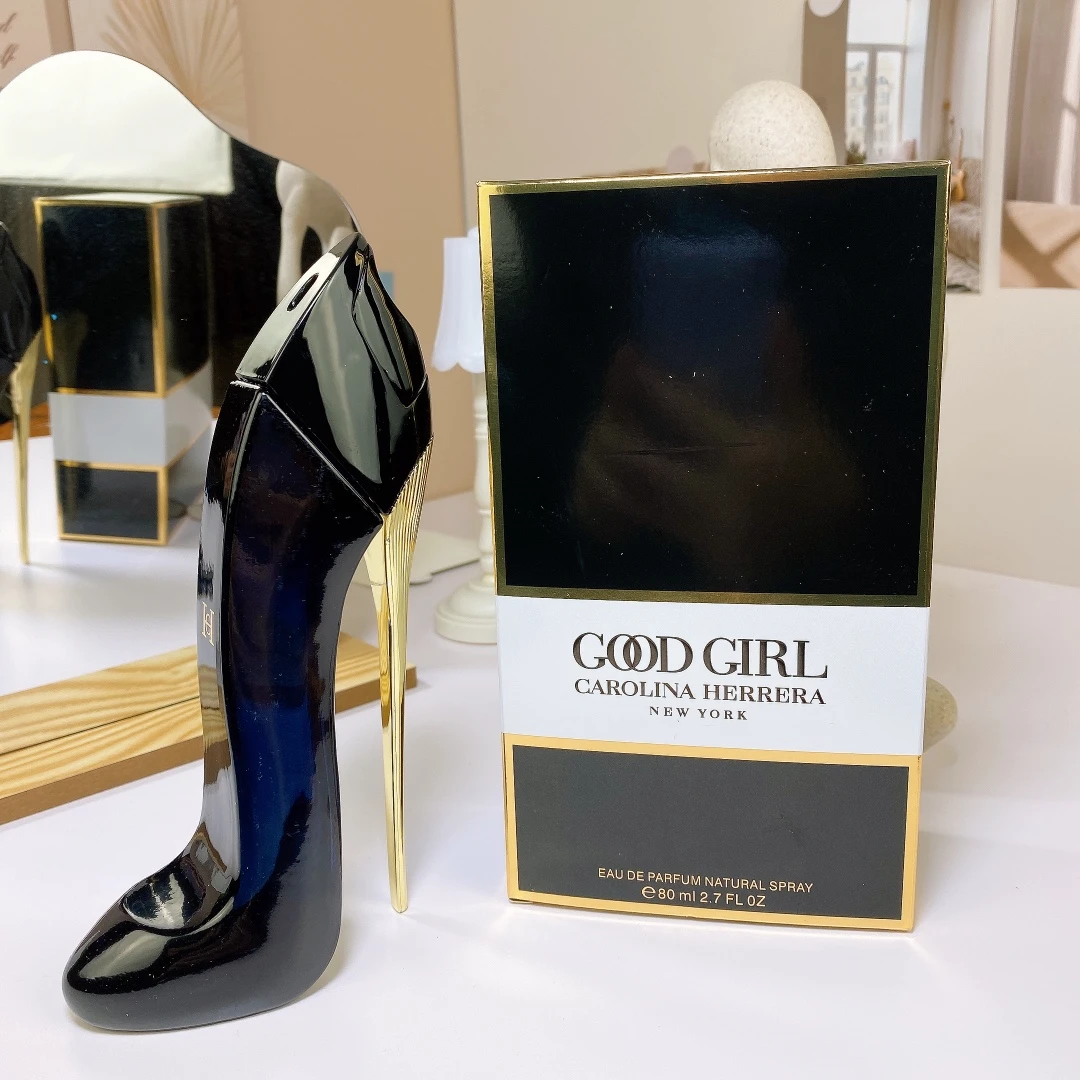 Carolina Black High Heels Women's Thick Perfume 80ml