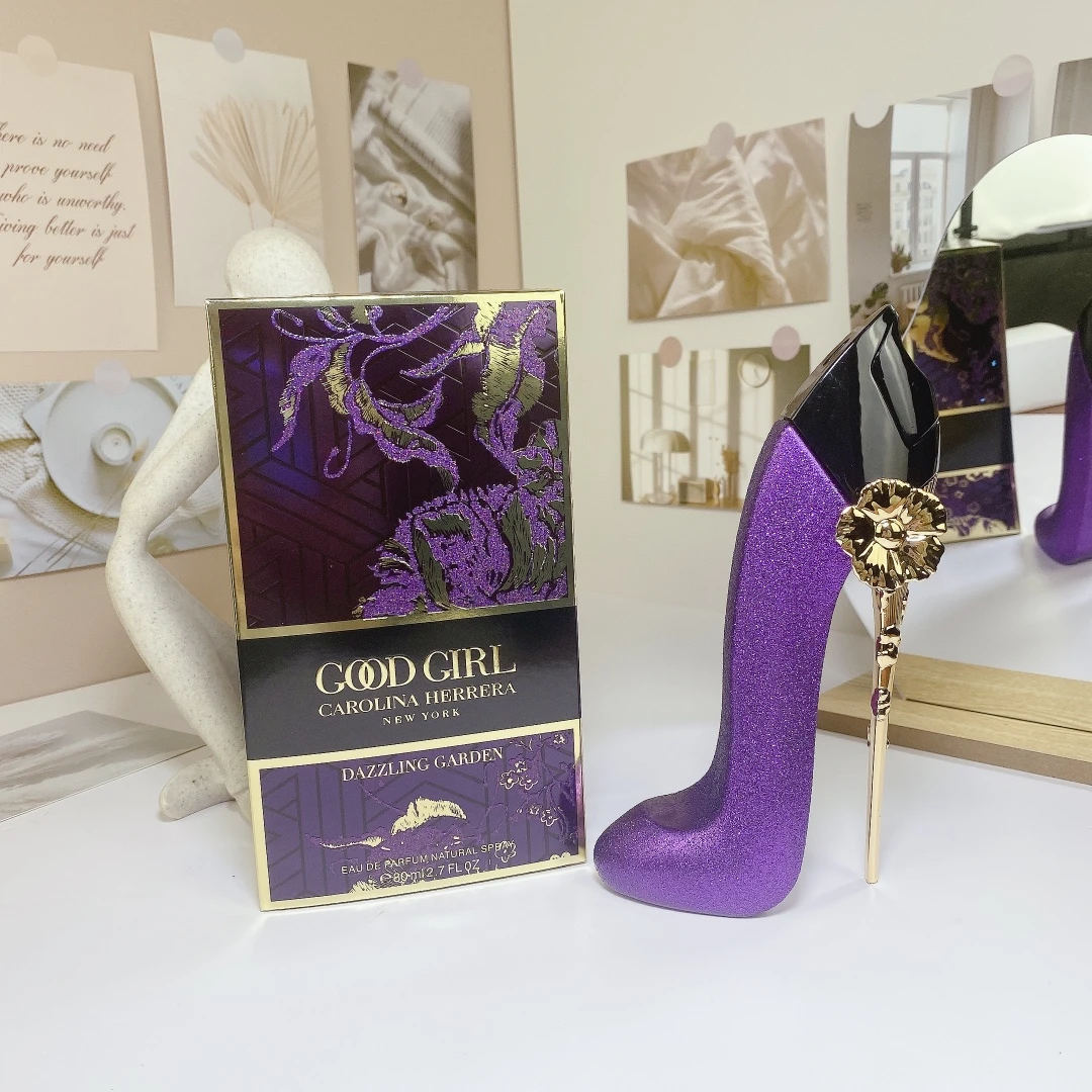 Carolina Untroubled Queen Purple Gold High Heels 85ml Women's perfume