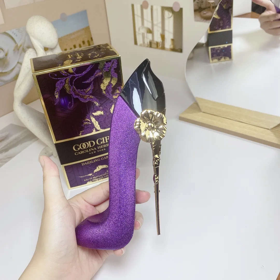 Carolina Untroubled Queen Purple Gold High Heels 85ml Women's perfume