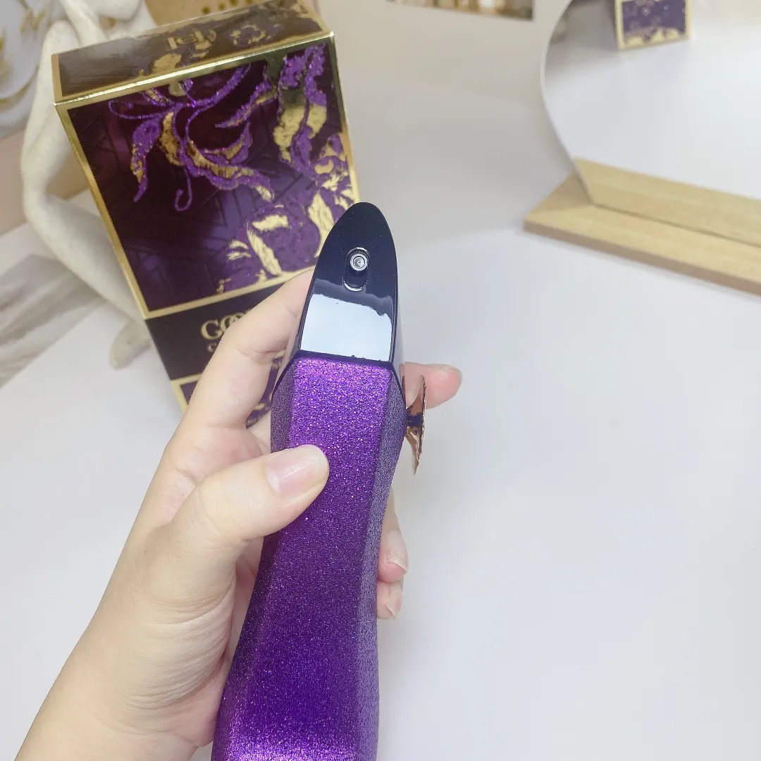 Carolina Untroubled Queen Purple Gold High Heels 85ml Women's perfume