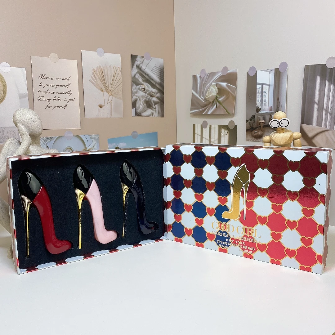 Carolina Herrera Carolina Helera CH Good Girl High Heel Shoes Chinese Three Piece Set perfume 30mIx3