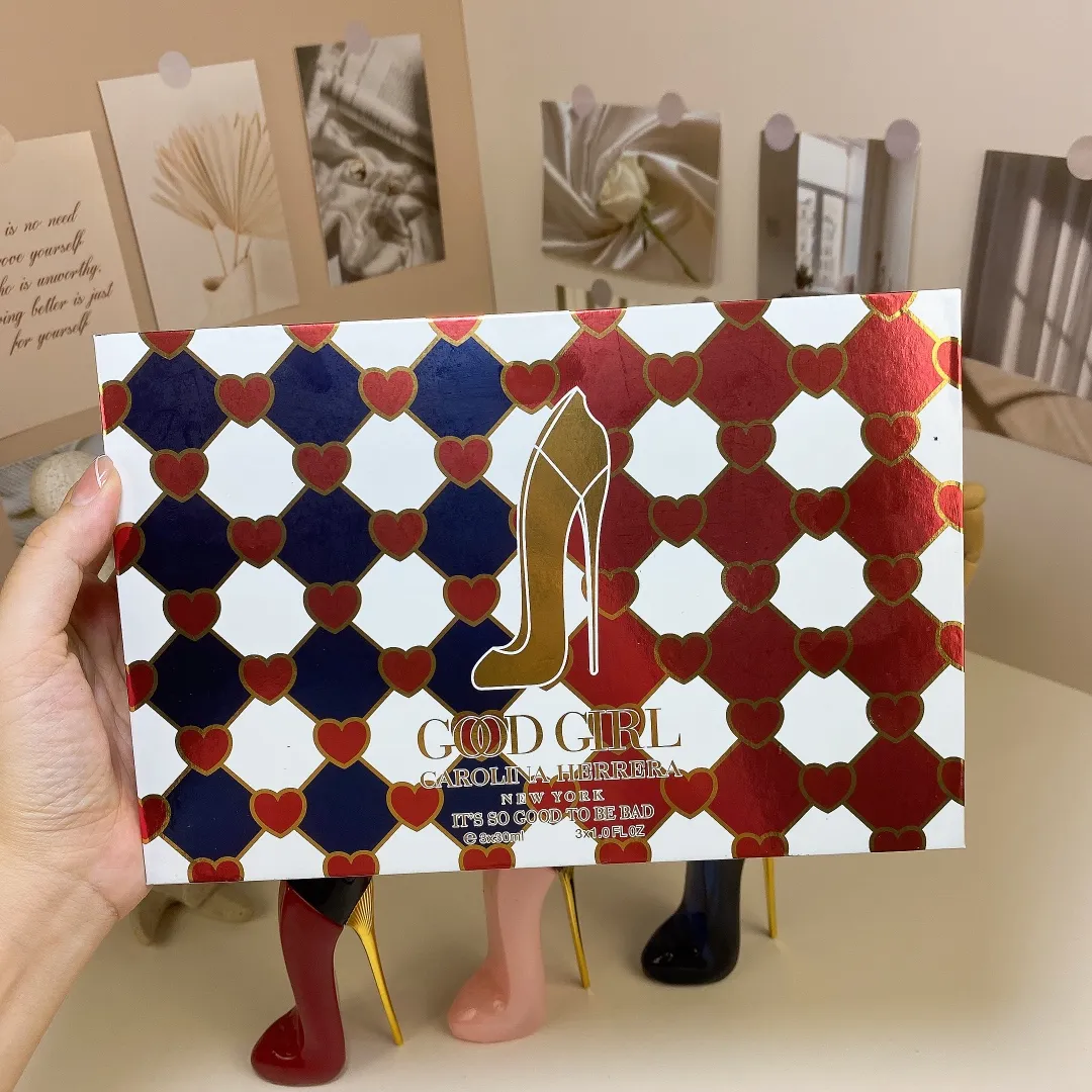 Carolina Herrera Carolina Helera CH Good Girl High Heel Shoes Chinese Three Piece Set perfume 30mIx3