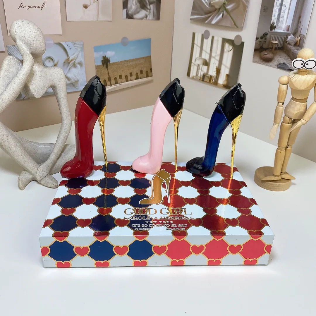 Carolina Herrera Carolina Helera CH Good Girl High Heel Shoes Chinese Three Piece Set perfume 30mIx3