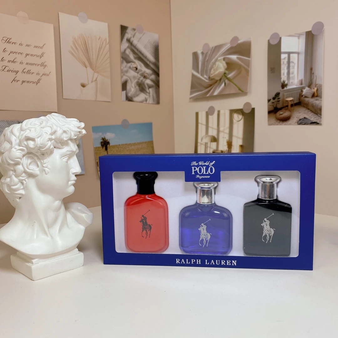 Ralph Lauren Polo Men's Three Piece Set Of 30ml * 3, With Nozzle