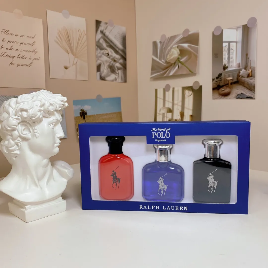 Ralph Lauren Polo Men's Three Piece Set Of 30ml * 3, With Nozzle
