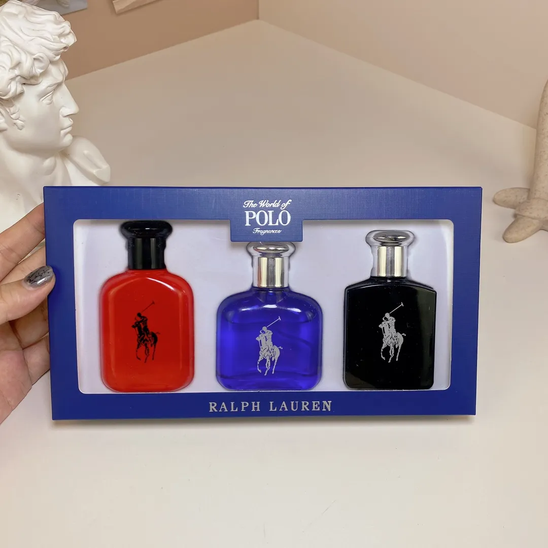 Ralph Lauren Polo Men's Three Piece Set Of 30ml * 3, With Nozzle