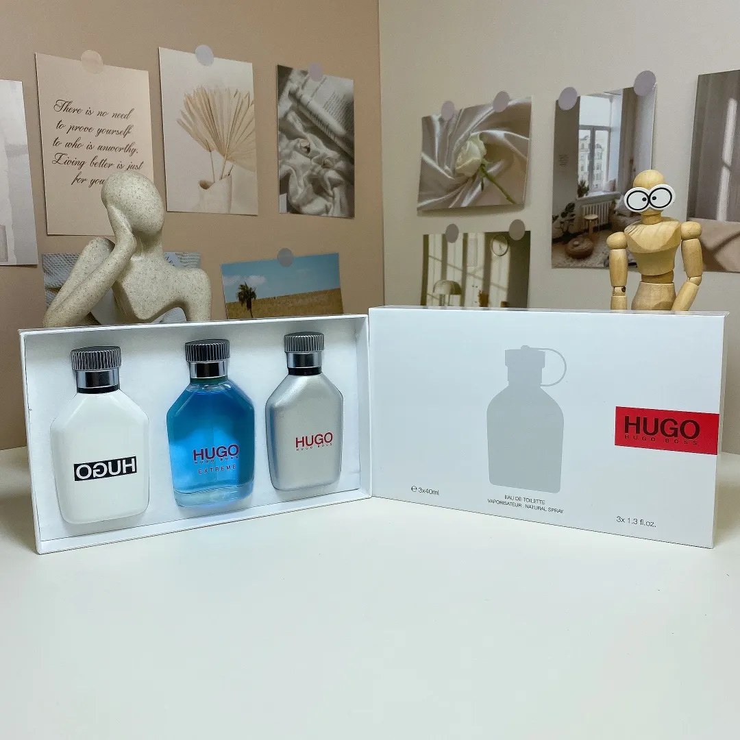Hugo Boss Men's Sample Set of 3 Pieces | Explore Iconic Fragrances
