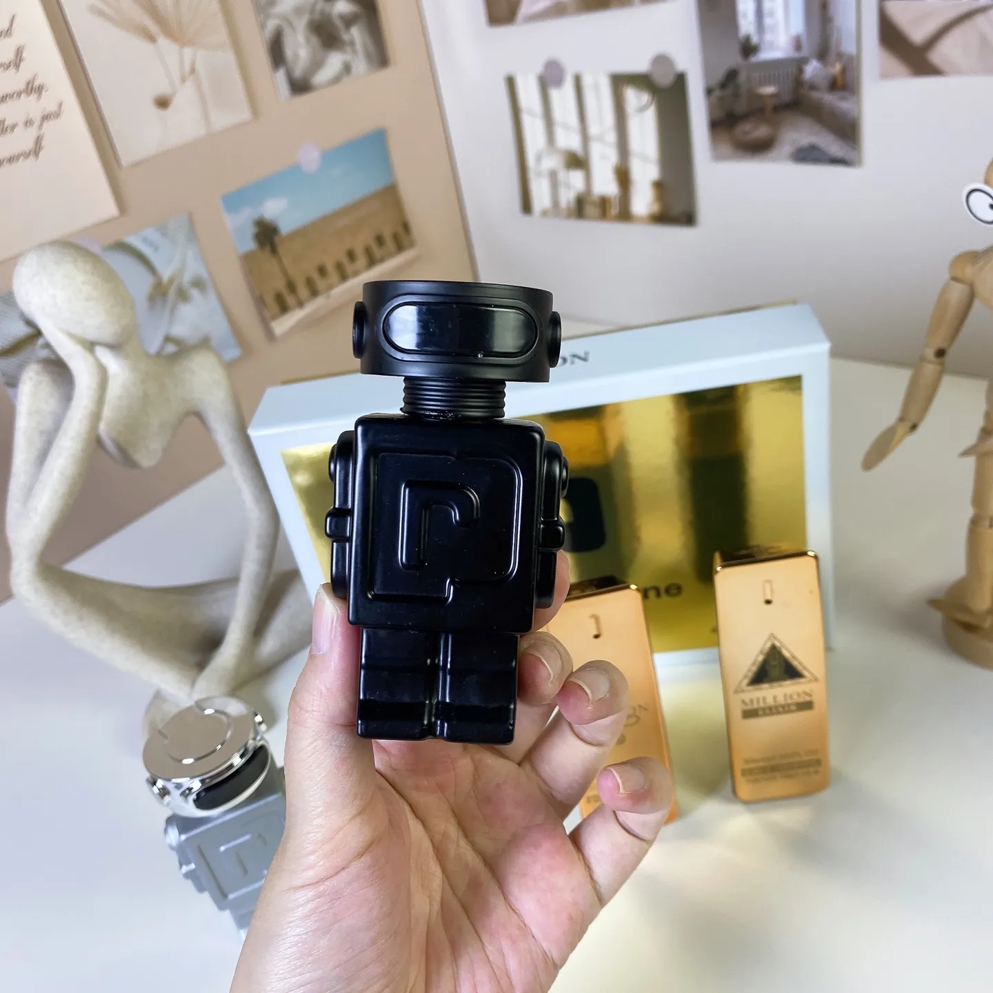 Paco Rabanne Robot Million Men's Sample Four Piece Set 30mlx4, with Spray Nozzle Paco Rabanne Robot Million Men's Sample Four Piece Set 30mlx4, with Spray Nozzle