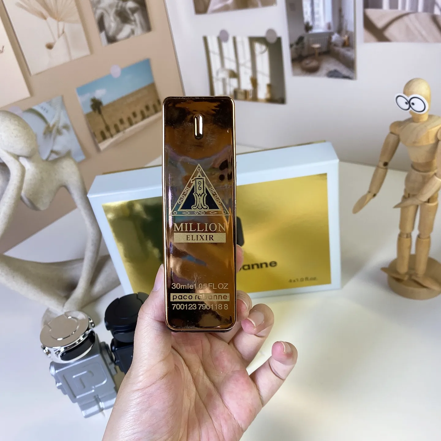 Paco Rabanne Robot Million Men's Sample Four Piece Set 30mlx4, with Spray Nozzle Paco Rabanne Robot Million Men's Sample Four Piece Set 30mlx4, with Spray Nozzle