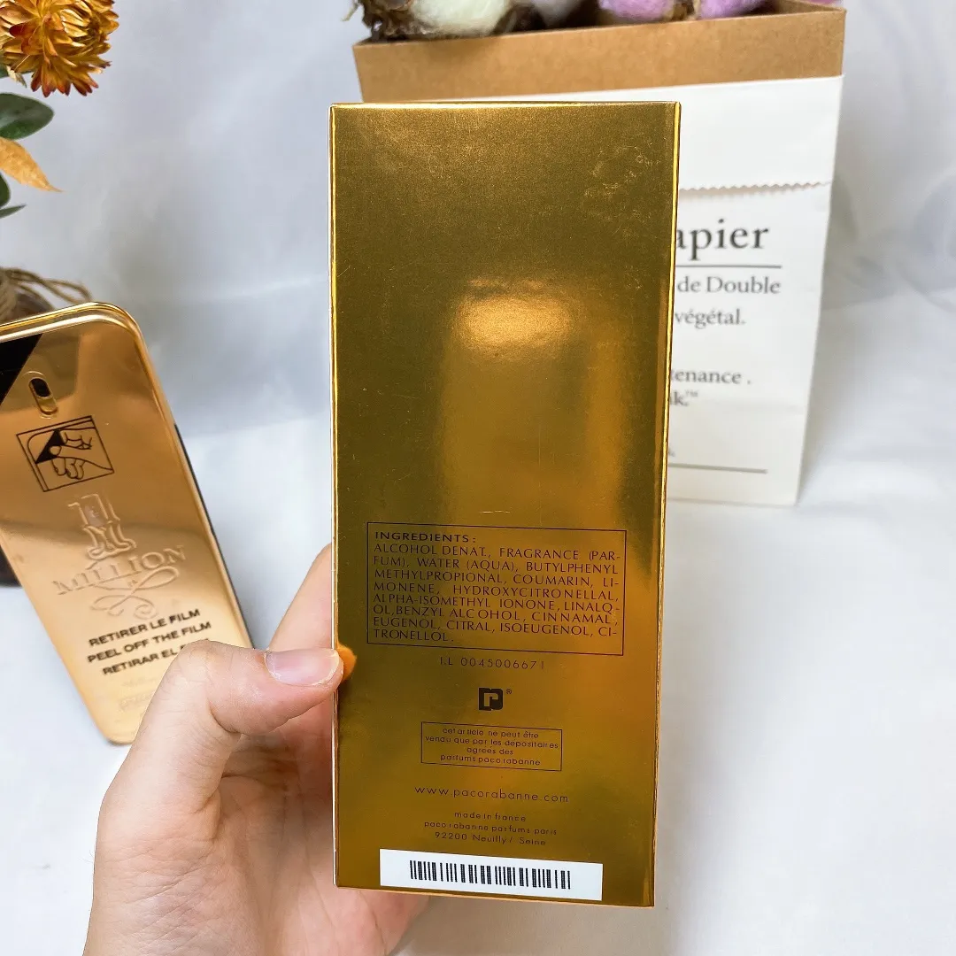 Paco Rabanne Million Men's Gold Brick Perfume 100ml