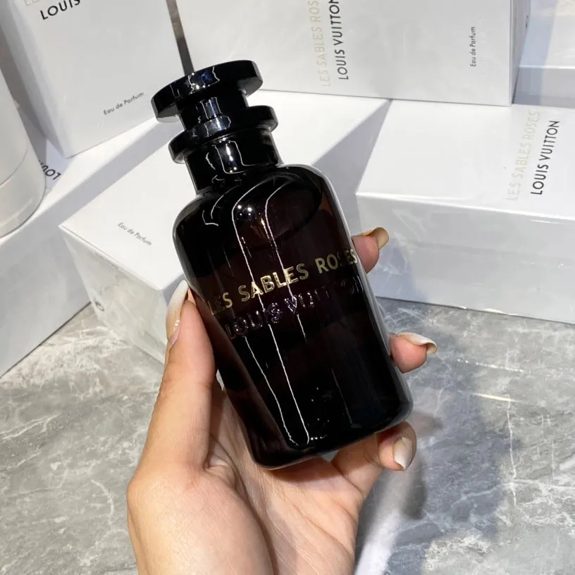 Lv's Latest Limited Edition Black Bottle Sablesrose Perfume
