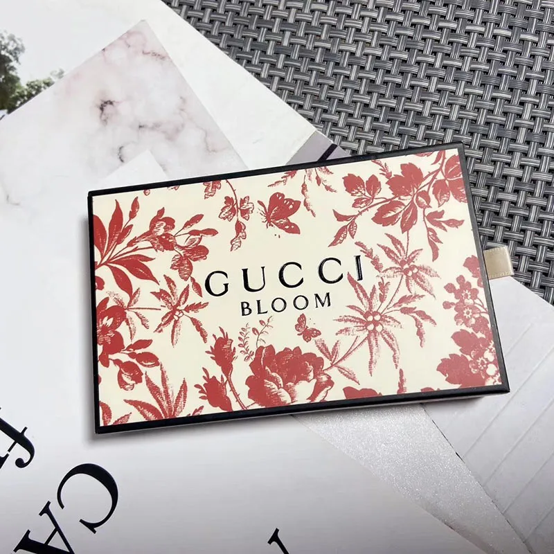 Gucci Small Sample Floral Three Piece Set 5mlx3 Red Bustling, Green Bustling, Black Bustling