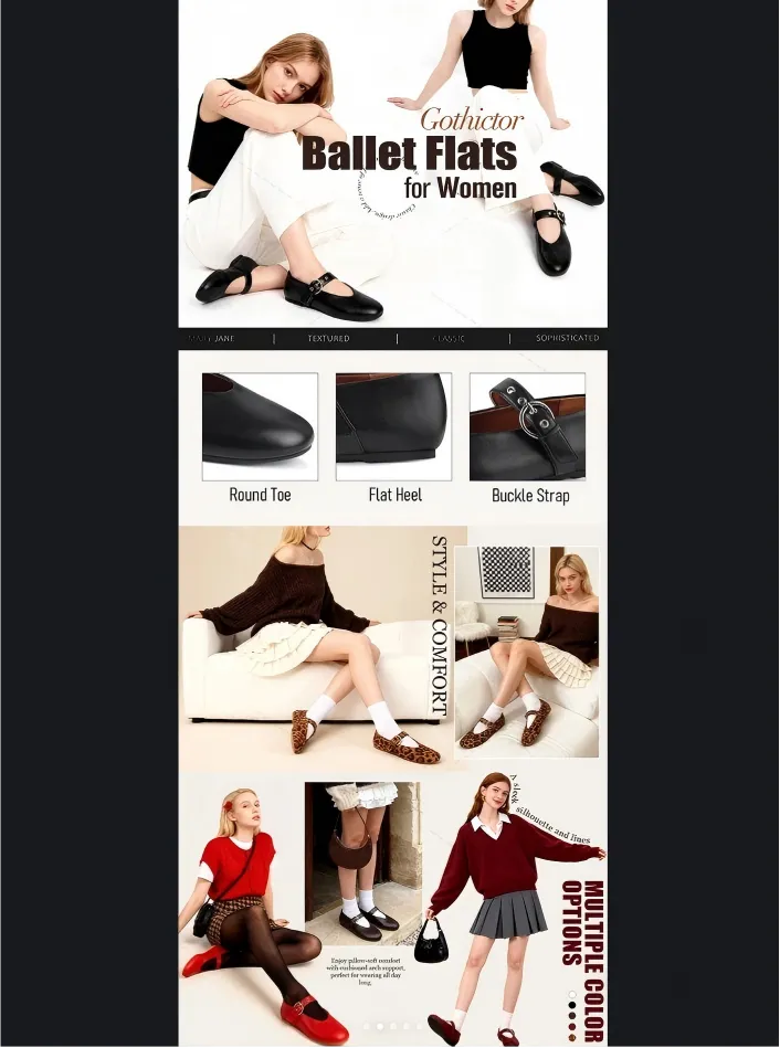 There are shoes of various styles for you to choose from.