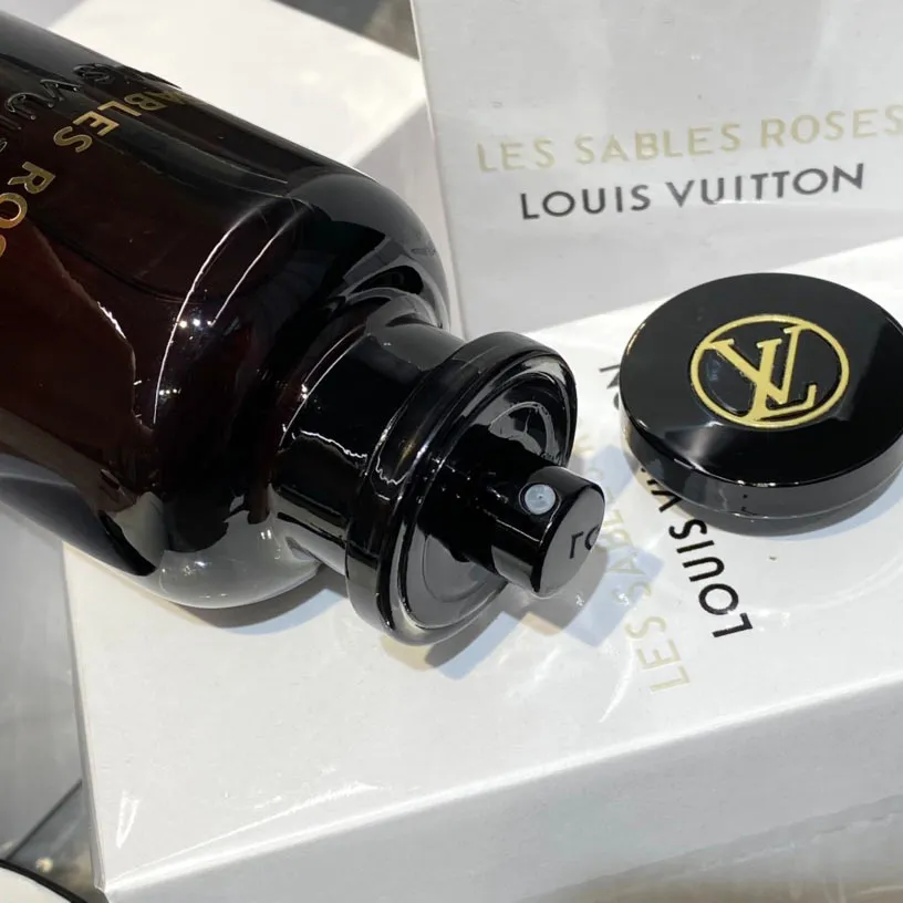 Lv's Latest Limited Edition Black Bottle Sablesrose Perfume