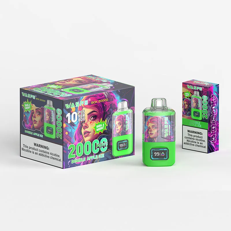 WASPE 20000 PUFFS Dual Mesh Box