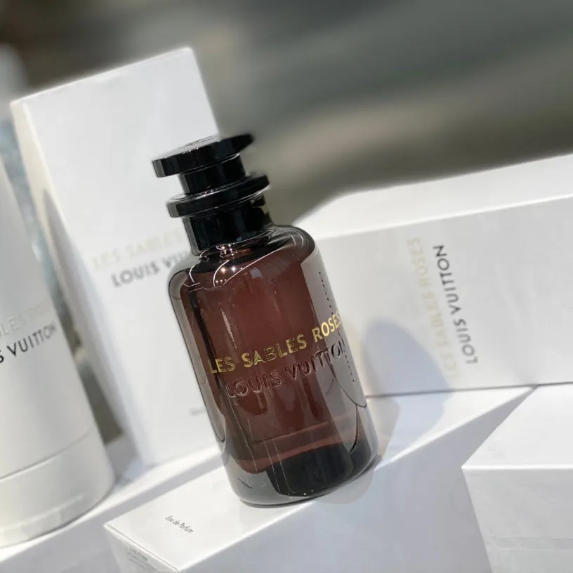 Lv's Latest Limited Edition Black Bottle Sablesrose Perfume