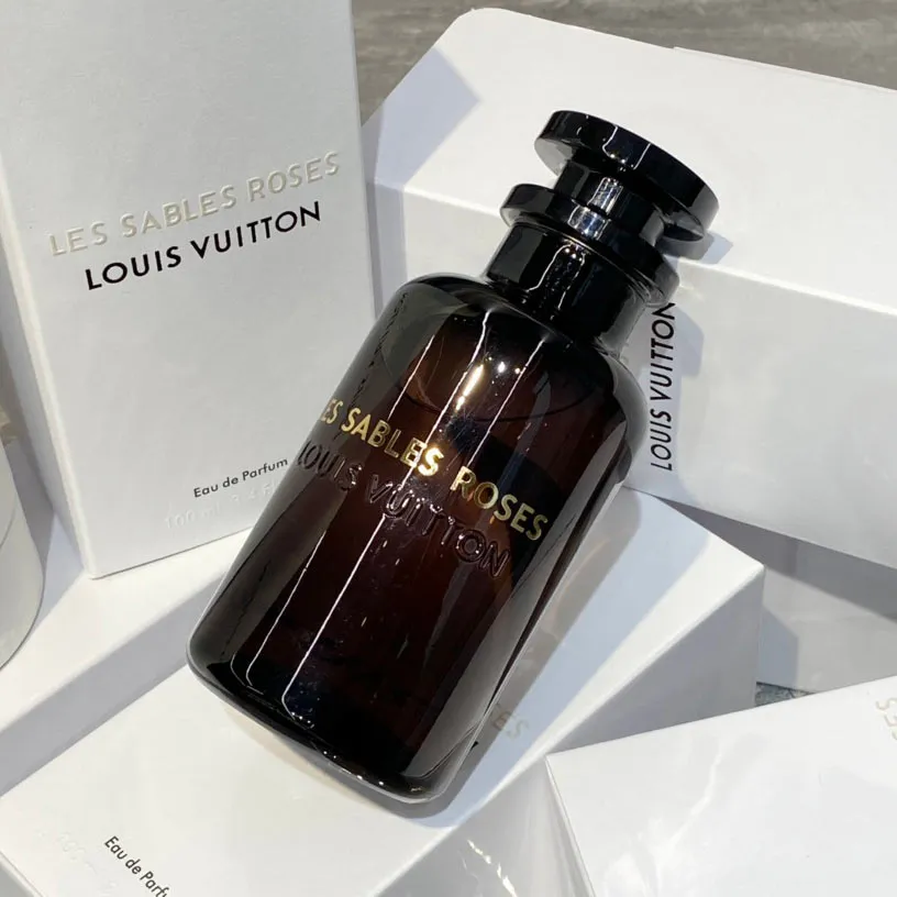 Lv's Latest Limited Edition Black Bottle Sablesrose Perfume