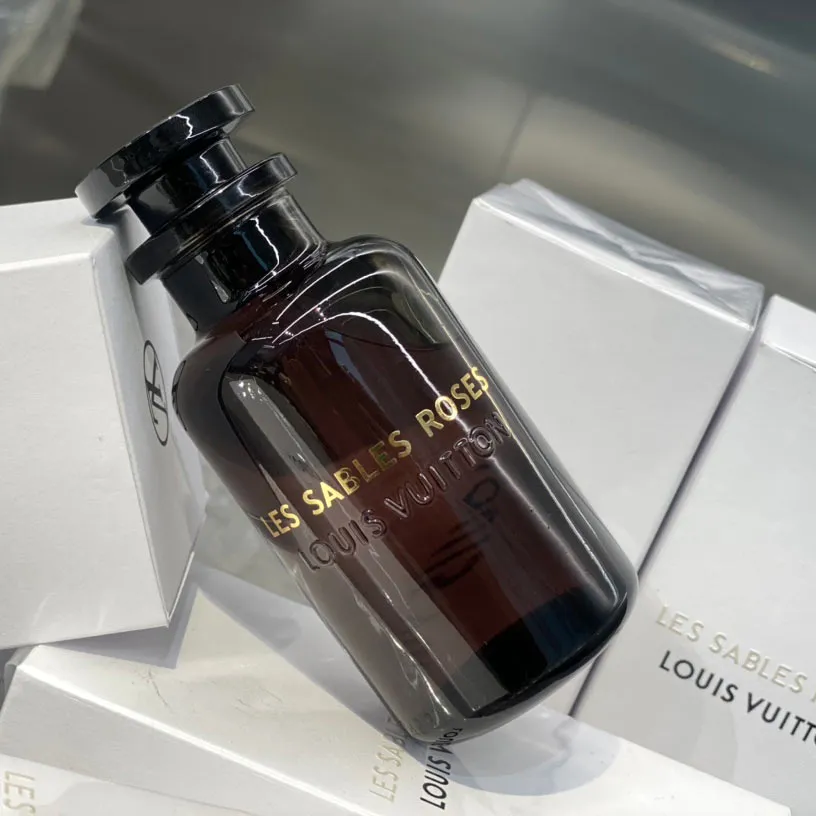 Lv's Latest Limited Edition Black Bottle Sablesrose Perfume