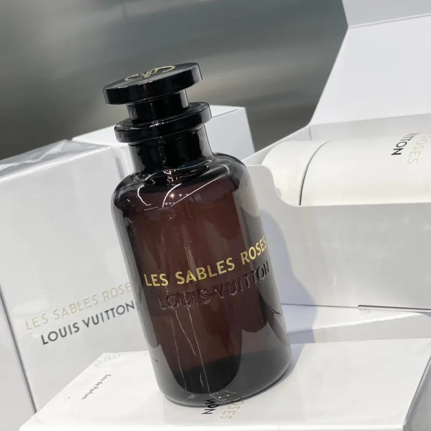Lv's Latest Limited Edition Black Bottle Sablesrose Perfume