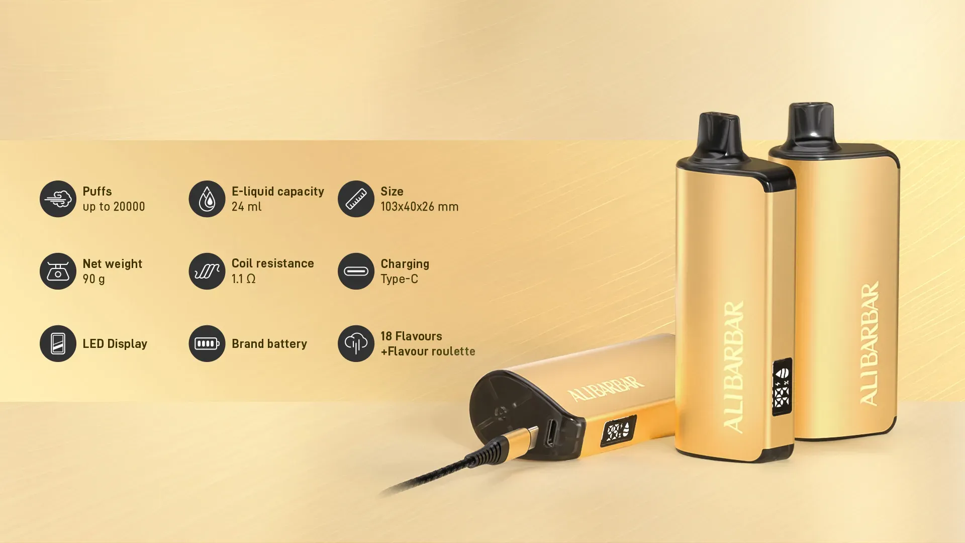 Ingot 20000 PUFFS Electronic Cigarettes