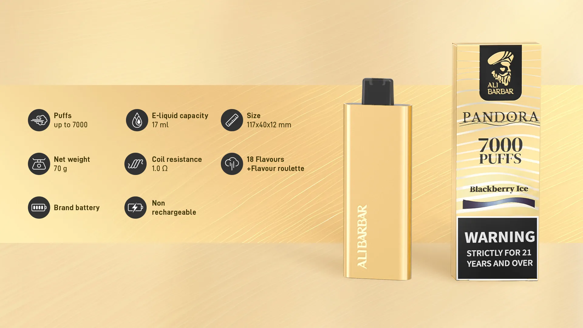 Pandora 7000 PUFFS Electronic Cigarettes