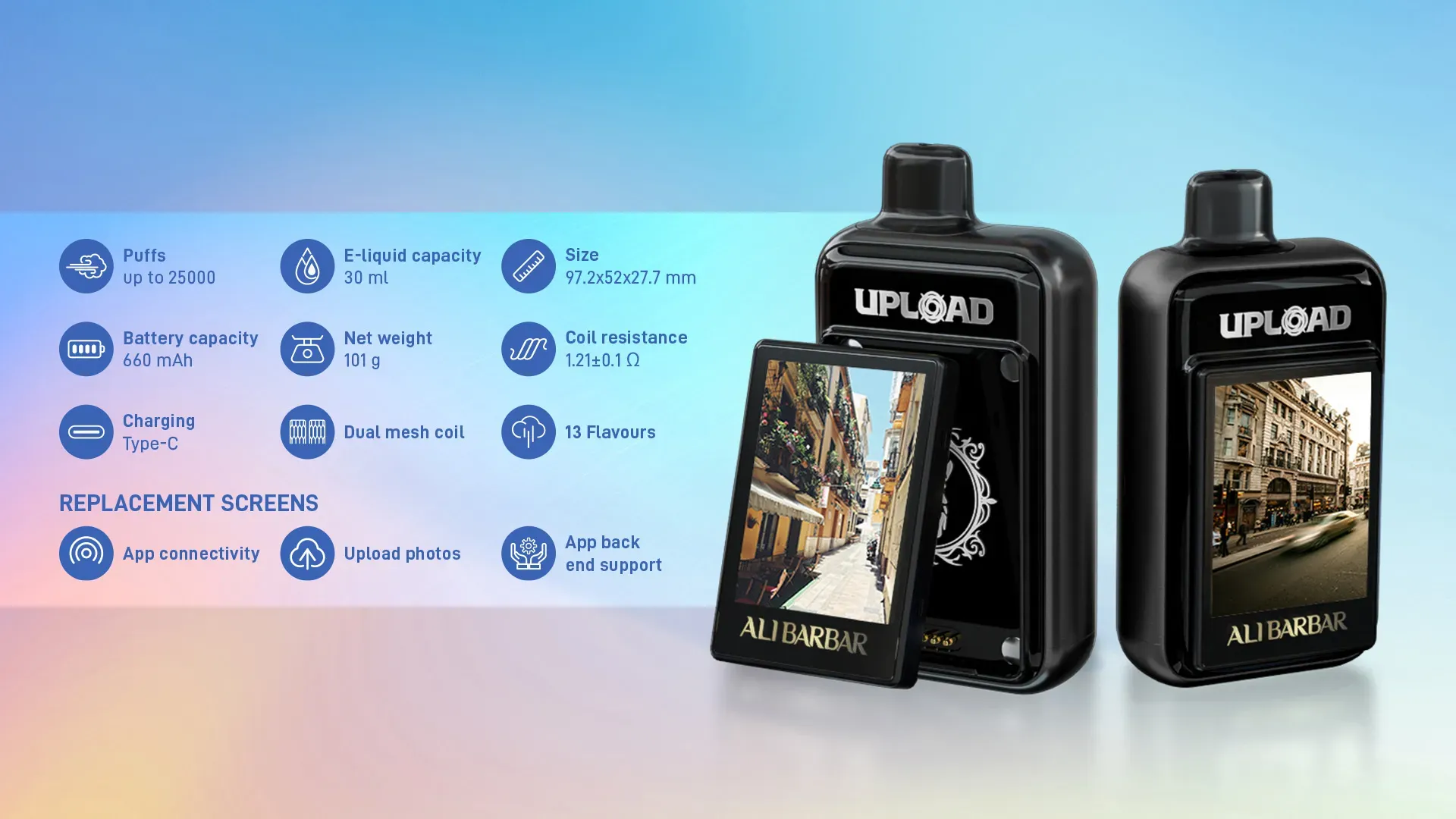 Upload Electronic Cigarettes