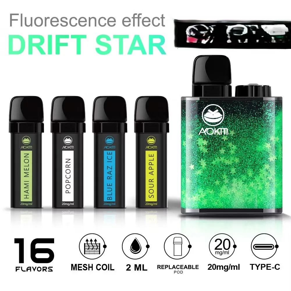 2025 New Style Drift Star 600 Puffs Pod System | Compact Vape