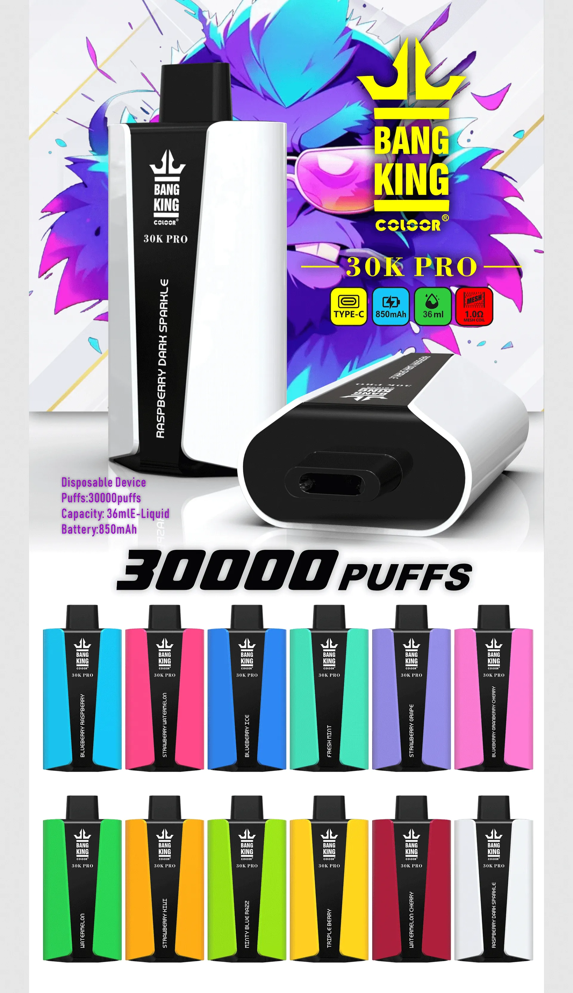 2024 New Personalized Super Ultrasonic Pod System Vape