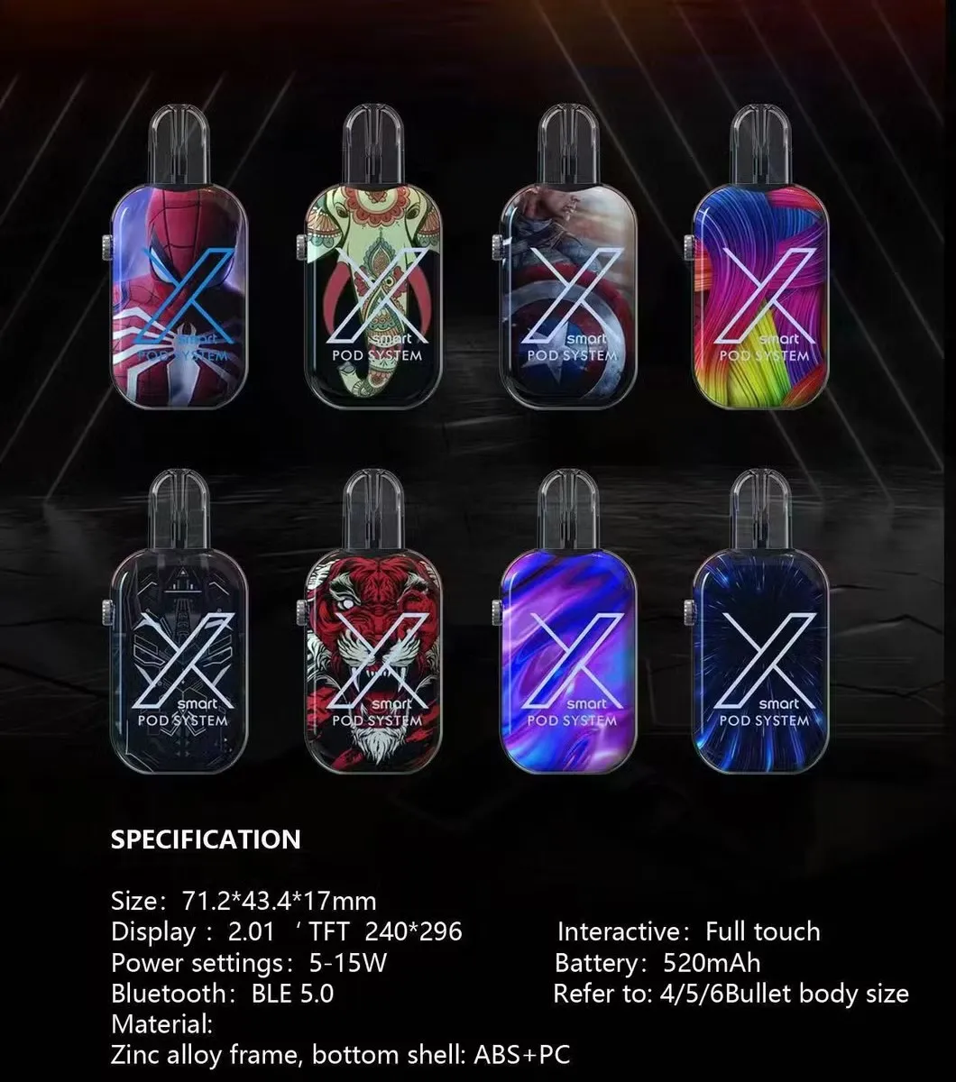 2025 Smart Watch Vape Pod System -X Pod