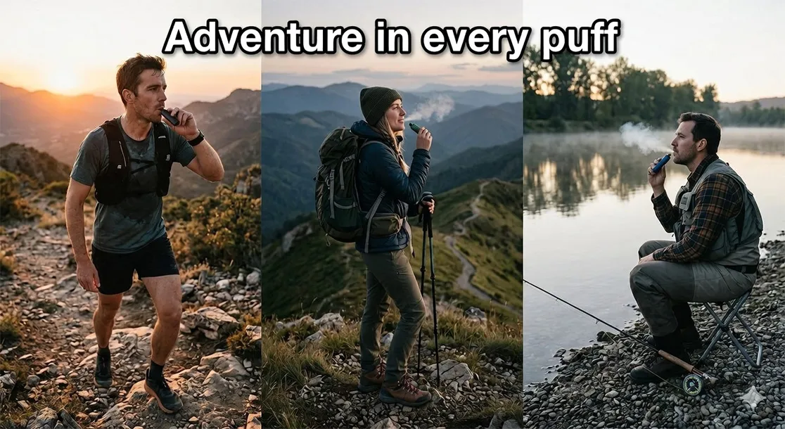 Short & Lifestyle: No Charging, No Leaking—Just Pure Outdoor Satisfaction. Freedom to Explore, Taste for the Adventure.