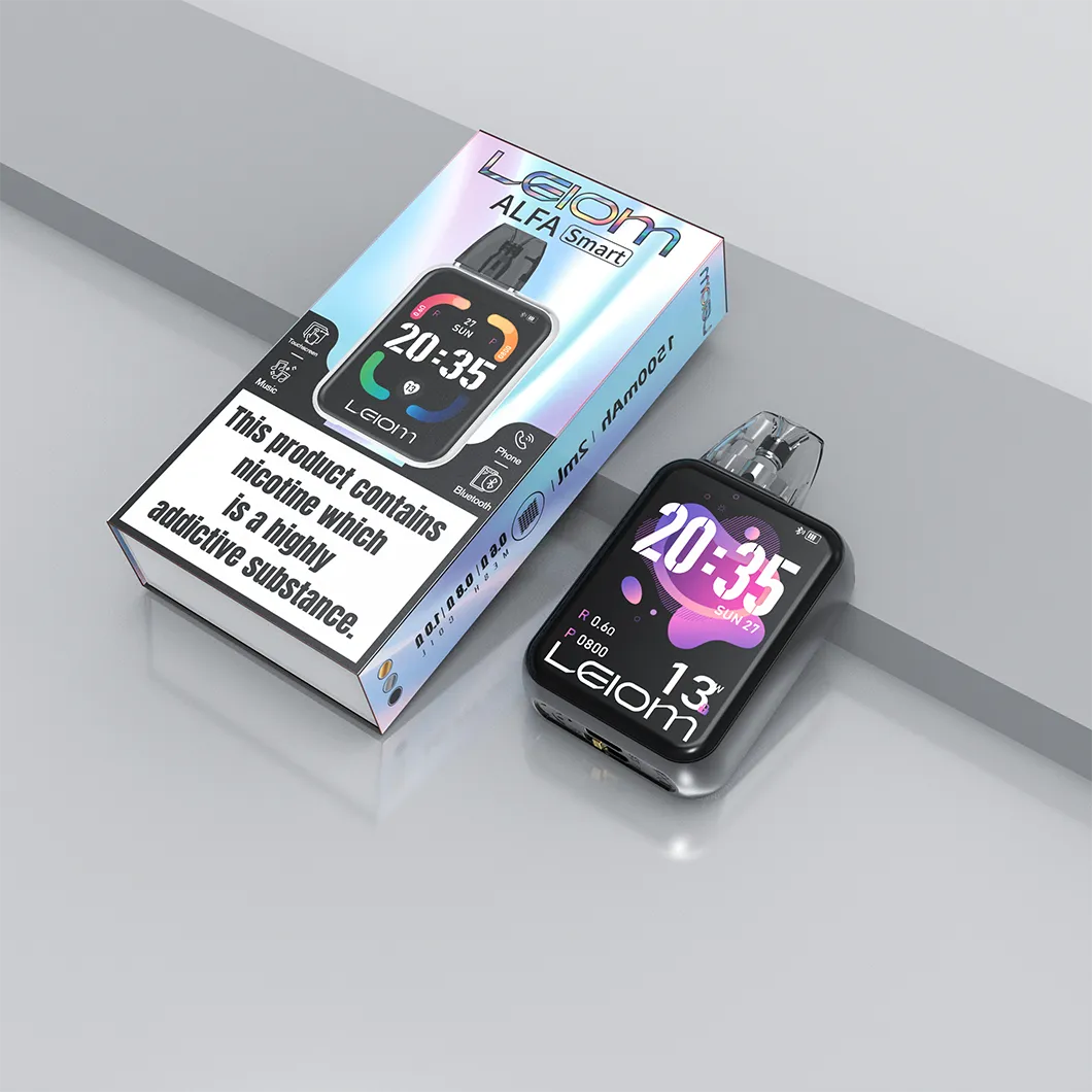 2025 New Leiom ALFA Smart Watch Pod System Vape kit