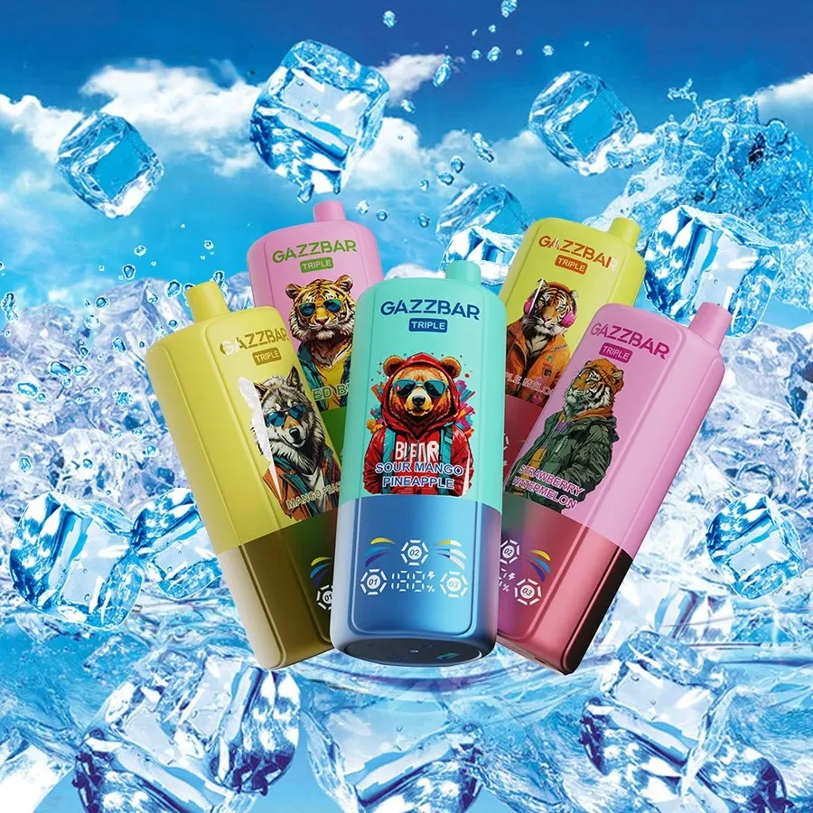 Gazzbar Triple Flavors 60k Puff Disposable Vape with Type-C?