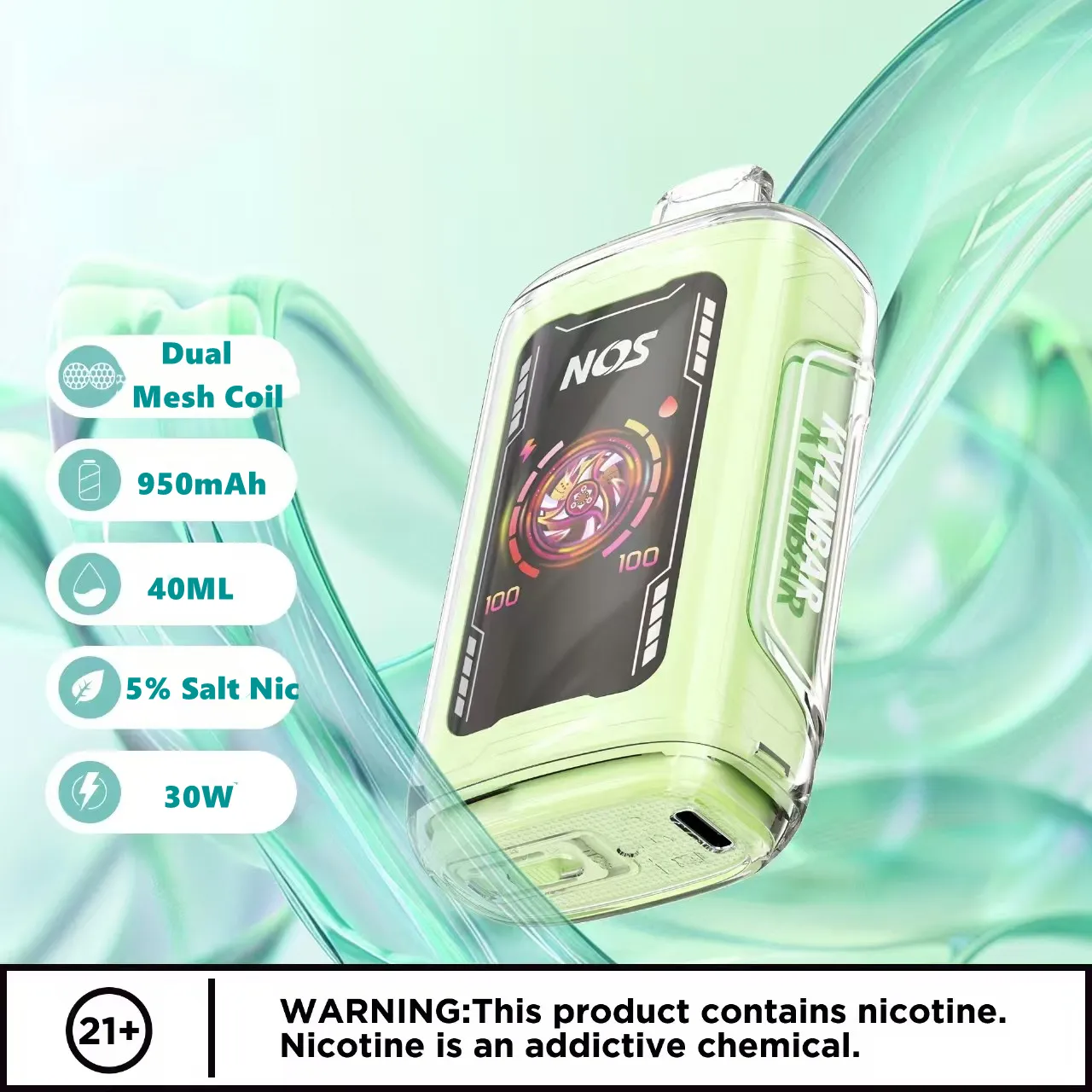 Kylinbar NOS 50000 Puff Disposable Vape | Ultimate Longevity