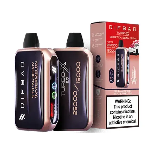 Rifbar Turbo X 25k Puff Disposable Vape: Long-Lasting Power?